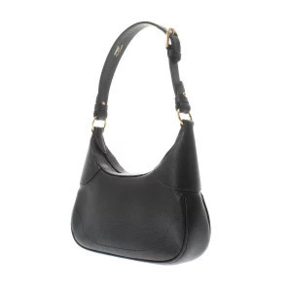 Gucci Soft GG Aphrodite Shoulder Double Leather Bag Black